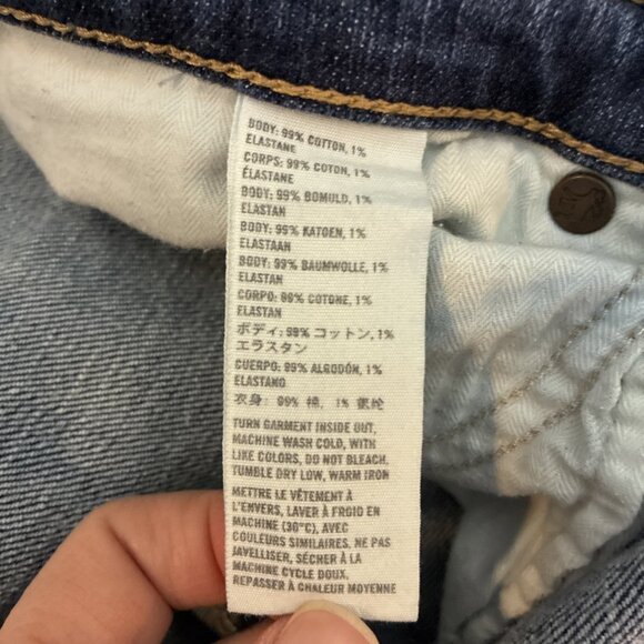 Abercrombie & Fitch Womens Size 12 Emma Fit Jeans Blue Denim Straight Leg Pants - Picture 6 of 6